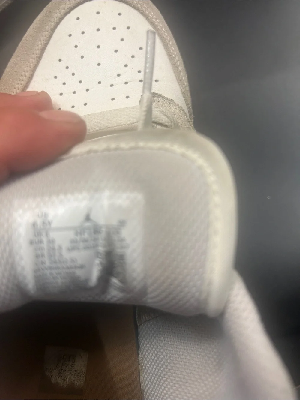 Nike Low-Top Sneakers in White and Beige